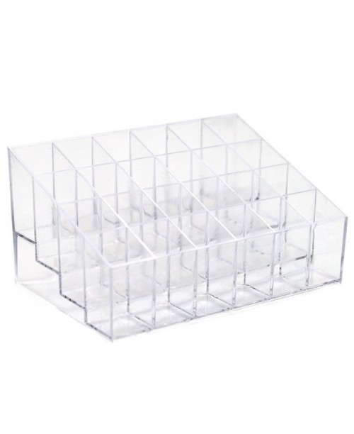 Khay đựng son 24 ô trong suốt
